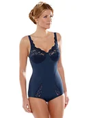 Body - Susa Damskie body damskie z elastischerem Spitze Latina, nieprzezroczyste, Niebieski (granatowy 022), 85E - miniaturka - grafika 1