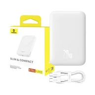 Powerbanki - Baseus Power Bank Magnetyczny 6000Mah 20W Bezprzewodowy + Kabel - miniaturka - grafika 1