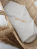 Pamiątka Chrztu Świętego - Rożek niemowlęcy - little angel - biały - miniaturka - grafika 1