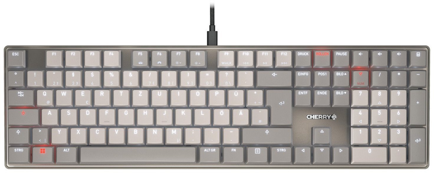 CHERRY KEY KC 500 Corded, Mechanical, MX LP 2.0Ivory DE Grey G8A-25500HOADE-29