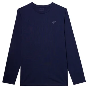 Koszulka męska 4F Longsleeve M375 Rozmiar: L / Kolor: ciemnoniebieski - Koszulki sportowe męskie - miniaturka - grafika 1