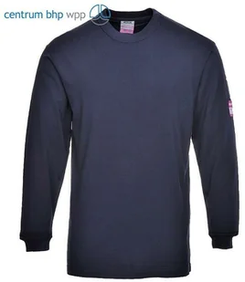 PORTWEST FR11 T-SHIRT Z DŁUGIMI RĘKAWAMI, ANTYSTATYCZNY, TRUDNOPALNY; GRANATOWY - Odzież robocza - miniaturka - grafika 1
