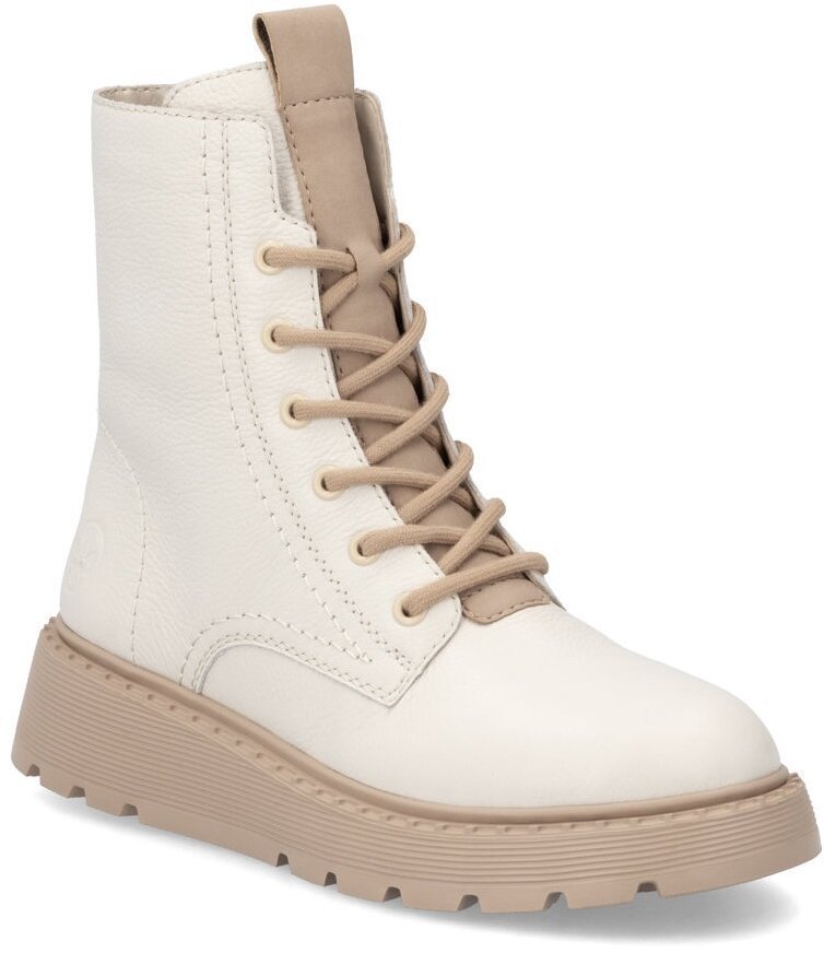 Buty damskie zimowe Rieker 70404-80 botki ocieplane skórzane za kostkę-37