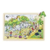 Puzzle - Goki Puzzle 24 zoo - miniaturka - grafika 1