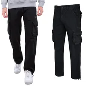 Odzież taktyczna i umundurowanie - Spodnie Alpha Industries Jet Pant 101212 03 - Czarne 36 - miniaturka - grafika 1