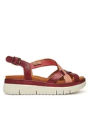 Sandały damskie - Pikolinos Sandały W4N-0650C1 Czerwony - miniaturka - grafika 1