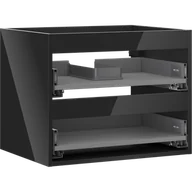 Szafki łazienkowe - Mexen Box-A korpus szafki podumywalkowej 60 cm, 2 szuflady, czarny połysk - 91AX0-0600-470-2-70 - miniaturka - grafika 1