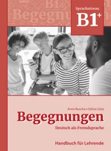 Schubert Leipzig Begegnungen Deutsch als Fremdsprache B1+: Handbuch für Lehrende - Pozostałe książki - miniaturka - grafika 1