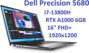 Laptopy - DELL Precision 5680 i7-13800H 32GB 512GB SSD 16" FHD+ 1920x1200 RTX A1000 6GB Win11Pro - miniaturka - grafika 1