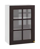 Meble kuchenne - Bristol Witryna Wisząca Gv-50 Szpros Czarny Mat - miniaturka - grafika 1