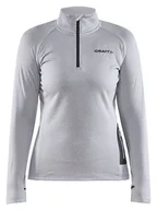 Koszulki sportowe damskie - Craft Koszulka funkcyjna "Core Trim Thermal" w kolorze szarym - miniaturka - grafika 1