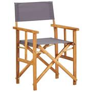 Fotele i krzesła ogrodowe - vidaXL Krzesło reżyserskie, lite drewno akacjowe - miniaturka - grafika 1
