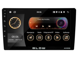 78-347# Radio blow avh-8960 rds mp3/usb/micro sd/bluetooth + usb-c - Radia samochodowe - miniaturka - grafika 1