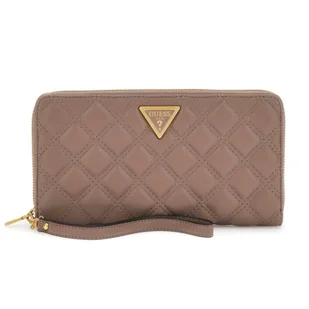 Guess Duży Beżowy Pikowany Portfel Damski - Portfele - miniaturka - grafika 1