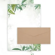 Koperty - Galeria Papieru Papeteria A4 Flora/20 DL/10 Nature ciemny beż - miniaturka - grafika 1