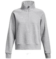 Bluzy damskie - Under Armour Damska bluza polarowa Ua Rival z zamkiem do połowy - miniaturka - grafika 1