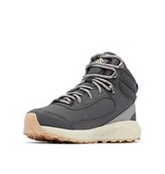 Buty trekkingowe damskie - Columbia Trailstorm Peak Mid, wysokie buty turystyczne damskie, Czarny Shark Sedona Sage, 36 EU - miniaturka - grafika 1