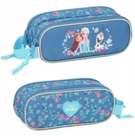 Piórniki - Piórnik Szkolny Podwójny Dla Dziewczynki Saszetka Kraina Lodu Elsa - miniaturka - grafika 1