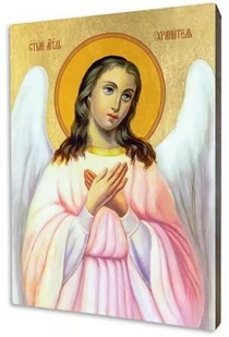 Ikona z Aniołem Stróżem-upominek religijny dla dziecka - Ikony i obrazy sakralne - miniaturka - grafika 1