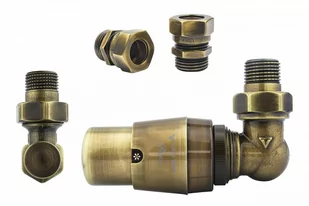 Zawór termostatyczny trójosiowy Master mosiądz antyczny prawy Cu - Zawory i kraniki Zawór termostatyczny trójosiowy Master mosiądz antyczny prawy Cu - Zawory i kraniki - miniaturka - grafika 1