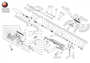 Dolny kompletny element kartusza do wiatrówki Hatsan: AIRMAX (3317-K) - Osprzęt do wiatrówek - miniaturka - grafika 4