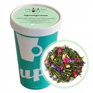 Herbata - Herbata zielona EGZOTYCZNA truskawki maliny kwiat róży ananas mango papaja - herbata liściasta sypana mieszanka napar susz - miniaturka - grafika 1