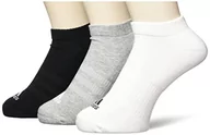 Skarpetki damskie - adidas Cushioned Sportswear 3 Pairs Stopki, Medium Grey Heather/White/Black, XXL - miniaturka - grafika 1