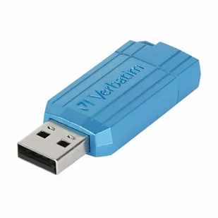 Verbatim USB flash disk, USB 2.0, 128GB, Store,N,Go PinStripe, niebieski, 49461, do archiwizacji danych - Pendrive - miniaturka - grafika 2