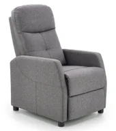 Fotele - Popielaty rozkładany fotel wypoczynkowy - Erto - miniaturka - grafika 1