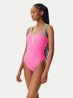 Stroje kąpielowe - Banana Moon Strój kąpielowy Smak Popmix MFQ83 Różowy - miniaturka - grafika 1