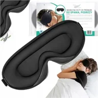 Ozdoby do włosów - Opaska Na Oczy Do Spania 3D Maska Zaciemniająca 99% Światła Regulowana - miniaturka - grafika 1