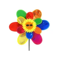 Zabawki i gry sportowe - Wiatraczek kwiatek 75x38cm Adar - miniaturka - grafika 1