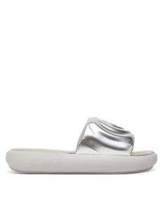 MICHAEL Michael Kors Klapki MK01421040 Srebrny - Buty dla dziewczynek - miniaturka - grafika 1
