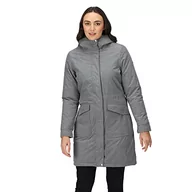 Kurtki damskie - Regatta Damska kurtka Romine, wodoodporna, oddychająca parka - czarna - miniaturka - grafika 1