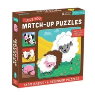 Puzzle - Mudpuppy Pierwsze Puzzle i Love You Rodzice i Dzieci Farma 1 - 3 Lata - miniaturka - grafika 1