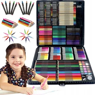ZESTAW ARTYSTYCZNY W WALIZCE 288el KIDDO-04 - Zabawki kreatywne - miniaturka - grafika 1