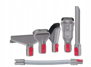 5x SZCZOTKA SSAWKA + WĄŻ ELESTYCZNY (RURA) DO DYSON V7 V8 V10 V11 V15 SV10 - Akcesoria do odkurzaczy - miniaturka - grafika 1