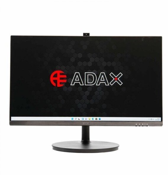 Komputer ADAX VERSO AIO 23,8'' Black WXIHC12100 i3-12100/H610/8GB/512GB/Wi-Fi/BT/W11H