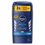 Dezodoranty i antyperspiranty męskie - Nivea Men Fresh Active dezodorant w sztyfcie 50ml - miniaturka - grafika 1