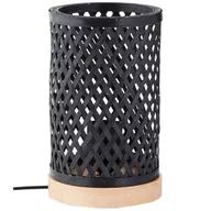 Lampy stojące - Lampka stołowa Ninon czarna E27 Inspire - miniaturka - grafika 1