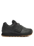 Buty dla dziewczynek - New Balance Sneakersy PV574NBB Czarny - miniaturka - grafika 1