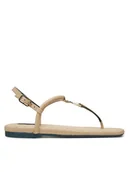 Sandały damskie - Patrizia Pepe Sandały 8X0020/L048 Beżowy - miniaturka - grafika 1