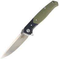 Noże - Nóż składany Bestech Swordfish Black / Green G10, Satin D2 (BG03A) - miniaturka - grafika 1