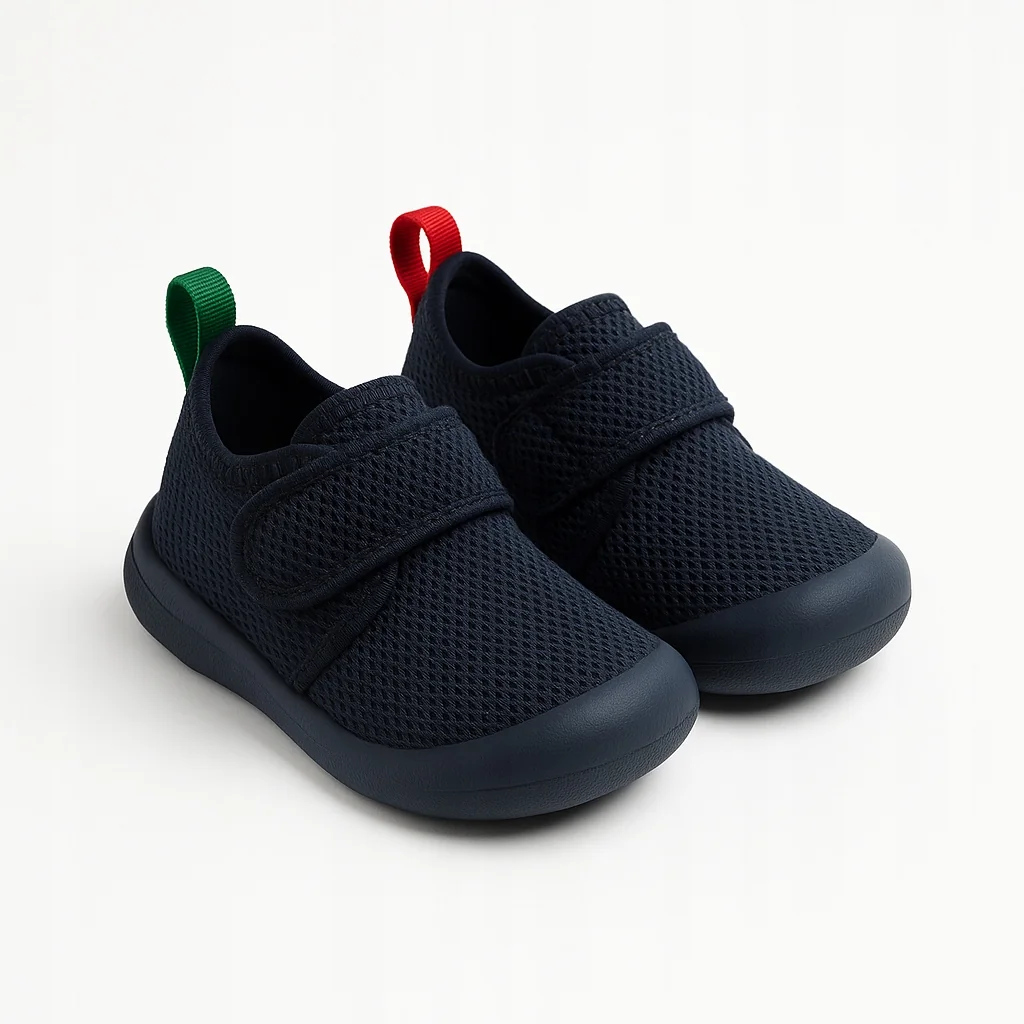 KICKERS GRANATOWE SPORTOWE BUTY DZIECIĘCE Z RZEPAMI 19 16CA