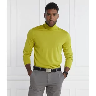 BOSS Wełniany golf Musso-P | Slim Fit - Swetry męskie - miniaturka - grafika 1