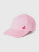 Czapki damskie - Benetton Czapka w kolorze jasnoróżowym - miniaturka - grafika 1