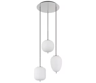 Globo 15345-3NO - Żyrandol na lince BLACKY 3xE14/40W/230V chrom - Lampy sufitowe - miniaturka - grafika 1