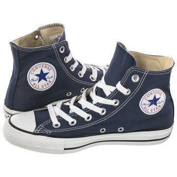 Buty Obuwie Trampki za Kostkę Converse Ct All Star Hi M9622 Granatowe