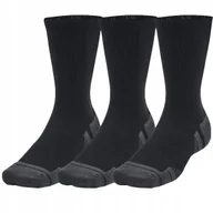 Skarpetki męskie - Under Armour Skarpety Uniseks 1379512-001 3pak czarny M - miniaturka - grafika 1