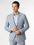 Garnitury - Cinque Męska marynarka od garnituru modułowego Mężczyźni Slim Fit niebieski marmurkowy, 46 - miniaturka - grafika 1